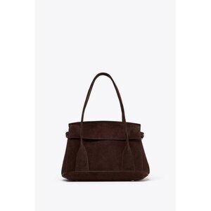 ZARA LEATHER CITY BAG